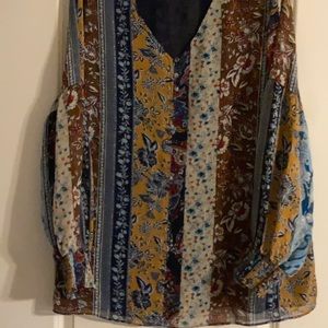 Long sleeve Dress Barn shirt. Only work once